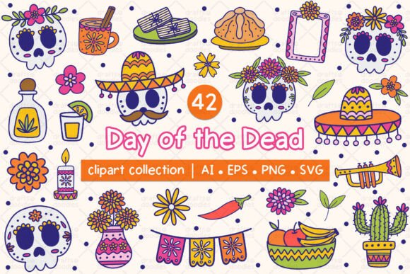 Download Day of the Dead Clipart Collection - Dead Collection