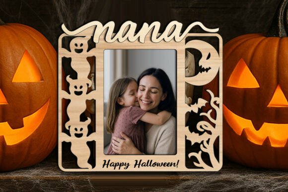 Download SVG Halloween Nana Picture Frame Gift - Gift Collection