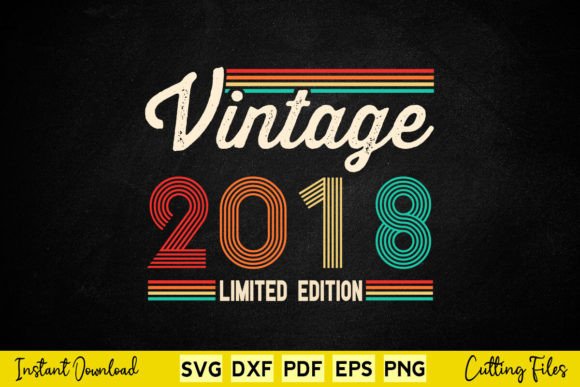 Download 6 Year Old Gifts Born in 2018 Vintage - Gift Collection