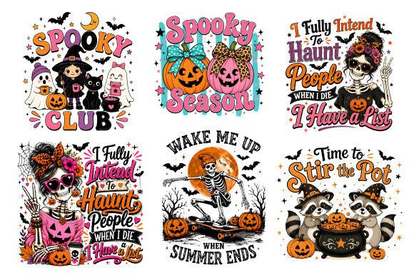 Download Halloween PNG Bundle Spooky Designs - Spooky designs Collection