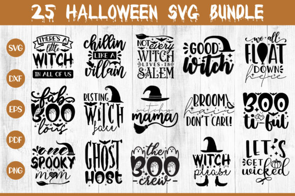 Download 25 Halloween Quotes Bundle - Halloween quotes bundle Collection