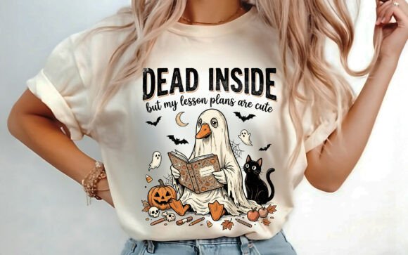 Download Dead Inside Teacher Halloween Shirt Png - Dead Collection