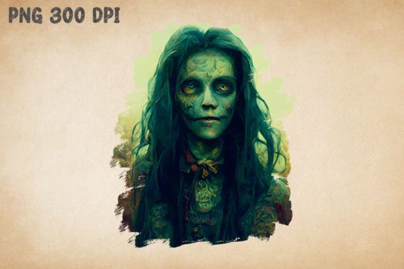 Download Young Zombie Witch Gift for Halloween - Gift Collection